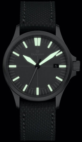 Damasko Watch DS 30 Grey Louis Black Leather Pin