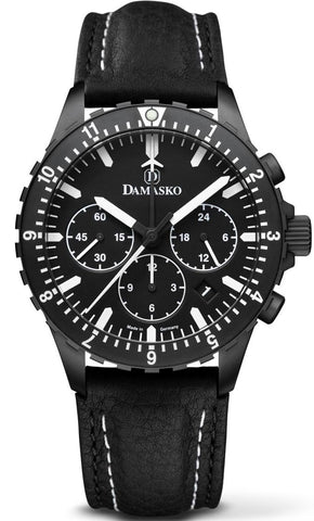 Damasko Watch DC 86 Black Leather Pin DC 86 Black