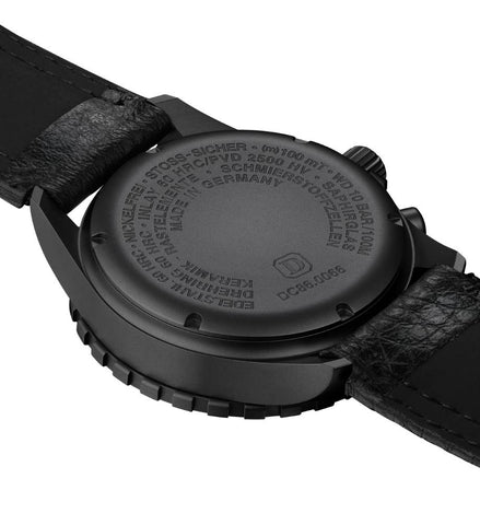 Damasko Watch DC86 Black Leather Pin