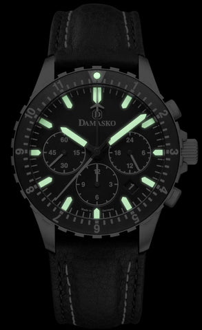 Damasko Watch DC86 Double Stitch Leather Pin