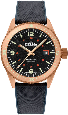 Delma Watch Cayman Field Bronze Black 31601.726.6.034