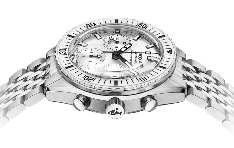 Doxa Sub 200 C-Graph II Whitepearl Bracelet Watch