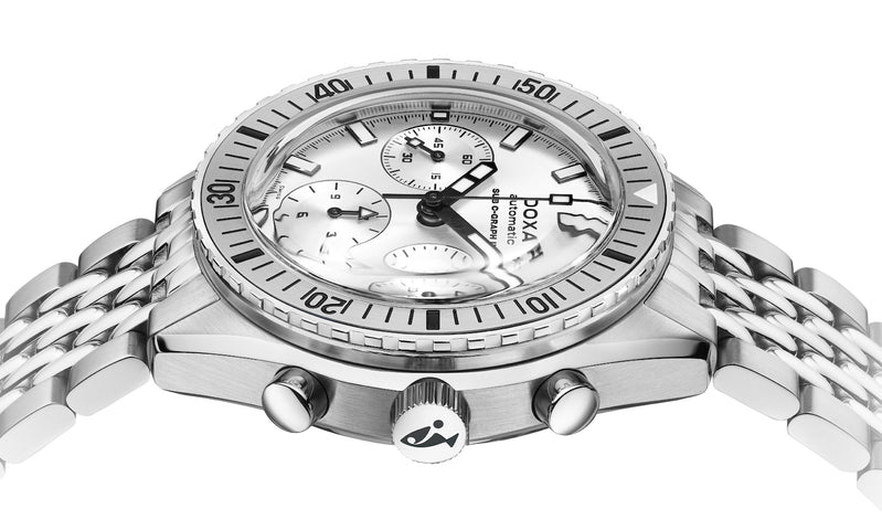 Doxa Sub 200 C-Graph II Whitepearl Bracelet Watch