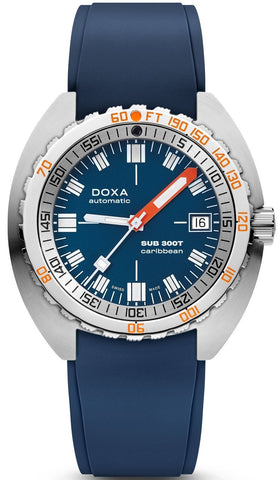 Doxa Watch SUB 300T Caribbean Rubber 879.10.201.32