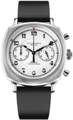 Duckworth Prestex Watch Bolton Chronograph White Black Rubber D531-02-AR