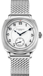 Duckworth Prestex Watch Bolton Small Seconds White Steel Mesh D667-02-ST