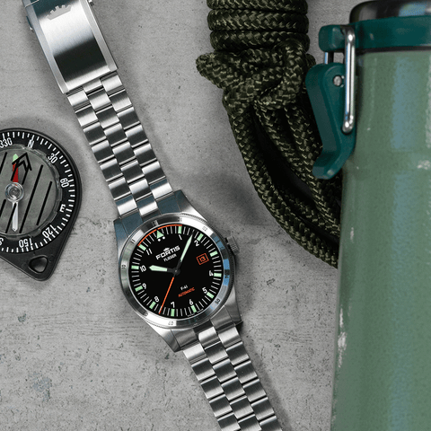 Fortis Flieger F-41 Automatic On Block Bracelet Watch