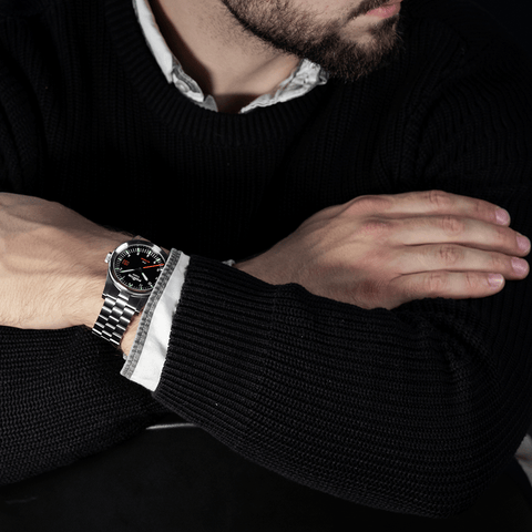 Fortis Flieger F-41 Automatic On Block Bracelet Watch