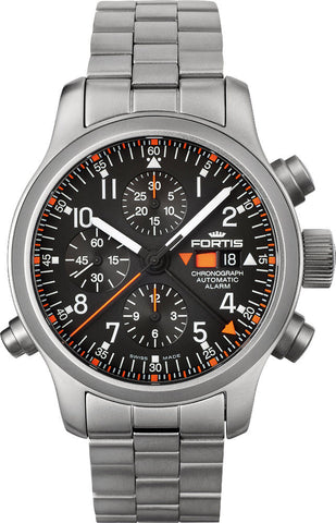 Fortis Watch B-42 Pilot Professional Chronograph Alarm 636.22.11 M