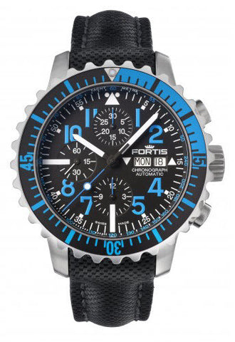 Fortis Watch Marinemaster Chronograph Blue 671.15.45.LP