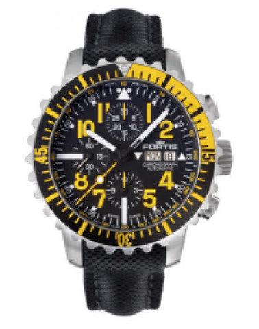 Fortis Watch Marinemaster Chronograph Yellow 671.24.14.LP