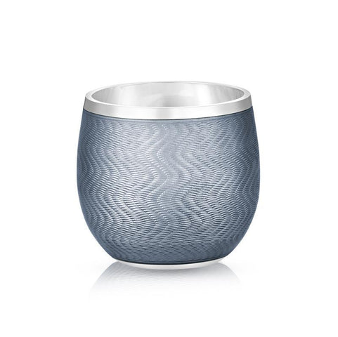 Faberge Sterling Silver Silver Guilloche Vitreous Enamel Shot Glass 332DA1099