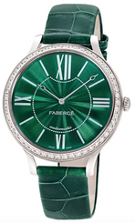 Faberge Watch Lady 18ct White Gold Green Dial 773WA1502