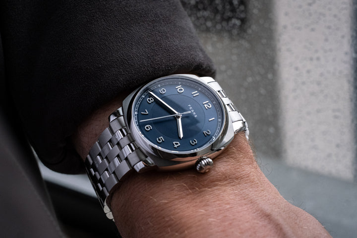 Fears Brunswick 40 Blue Bracelet Watch