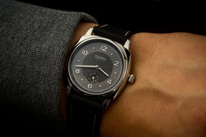 Fears Brunswick PT Anthracite Grey Diamond Watch