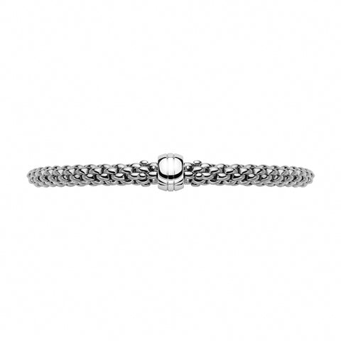 Fope Flex'it Solo 18ct White Gold Bracelet, 634B.