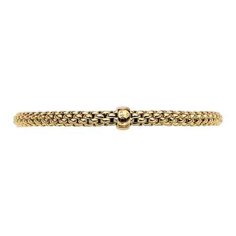 Fope Flex'it Solo 18ct Yellow Gold Bracelet, 620B.