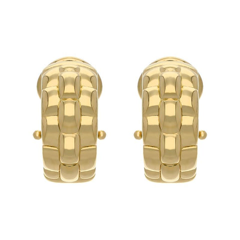 Fope Luci 18ct Yellow Gold Hoop Earrings, F119.