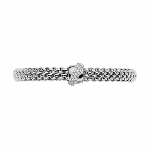 Fope Vendome 18ct White Gold 0.20ct Diamond Bracelet