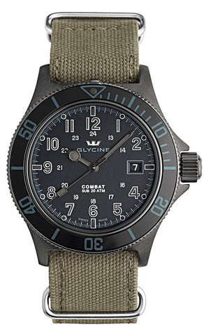 Glycine Watch Combat SUB Stealth 3863.99AT N8-TB2