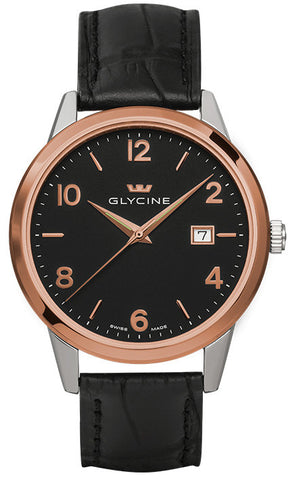 Glycine Watch Classic Quartz Gents 3925.39.LBK9