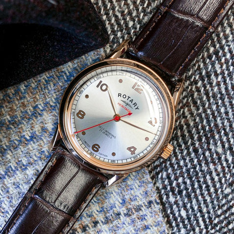 Rotary Watch Heritage Rose Gold PVD Limited Edition