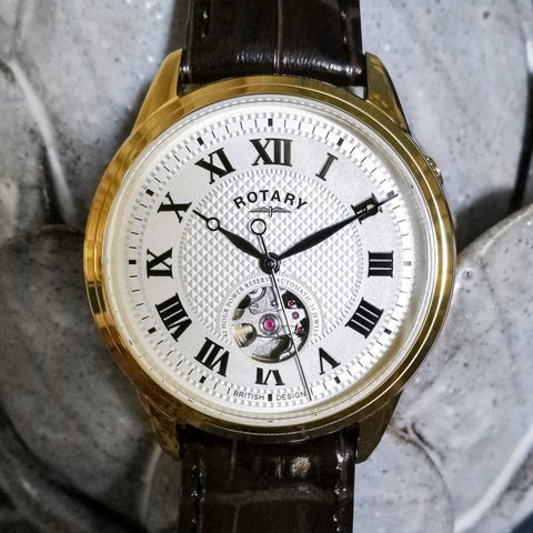 Rotary Cambridge Gold PVD Mens