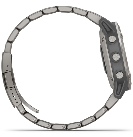 Garmin Watch Fenix 6 Sapphire Titanium Grey Titanium Band D