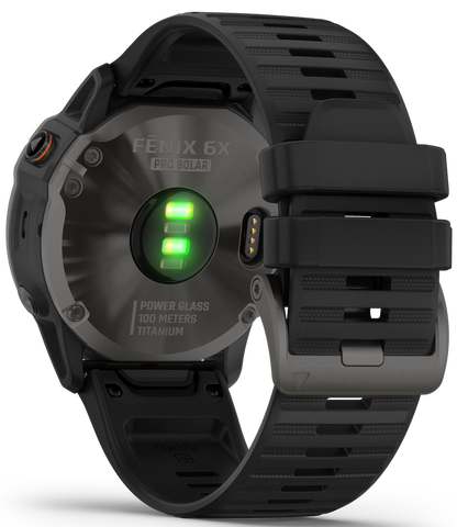 Garmin Fenix 6X Pro Solar Carbon Grey DLC D