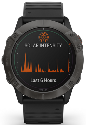 Garmin Fenix 6X Pro Solar Carbon Grey DLC D