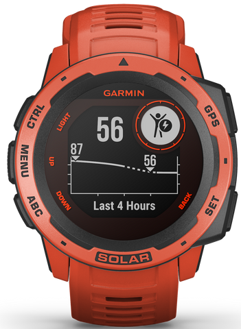 Garmin Watch Instinct Solar Flame Red D