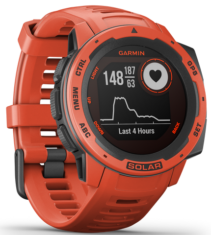 Garmin Watch Instinct Solar Flame Red D