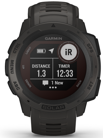 Garmin Watch Instinct Solar Graphite D