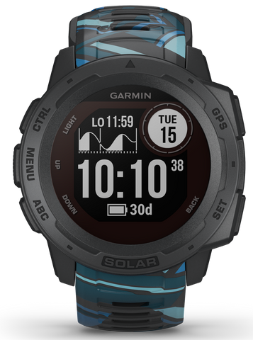 Garmin Watch Instinct Solar Surf Edition Pipeline