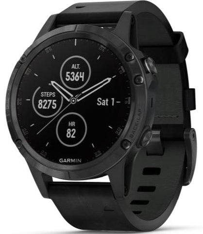 Garmin Watch Fenix 5 Plus Sapphire Black 010-01988-07