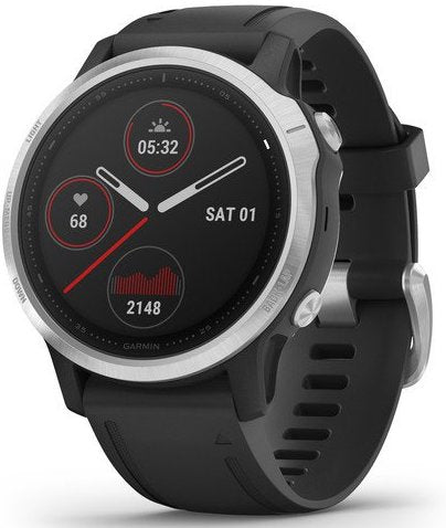 Garmin Watch Fenix 6S Silver With Black Band 010-02159-01