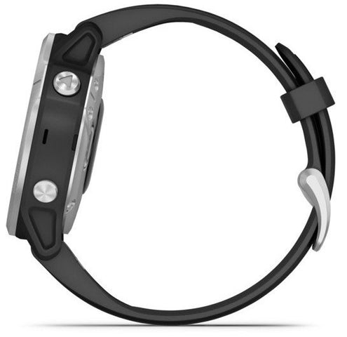 Garmin Watch Fenix 6S Silver With Black Band