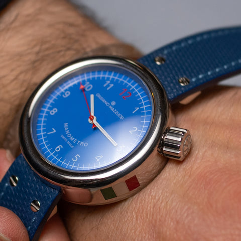Giuliano Mazzuoli Watch Manometro Italia Rinuova Blue Limited Edition MNIT3S