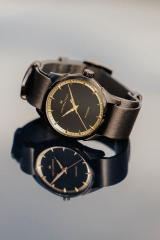 Hamilton Watch Jazzmaster Auto Black & Gold D