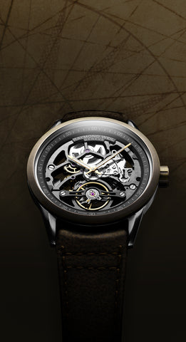 Raymond Weil Freelancer Skeleton RW1212 Bronze Watch