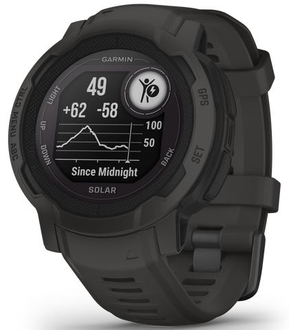 Garmin Watch Instinct 2 Solar GPS Graphite Smartwatch 010-02627-00