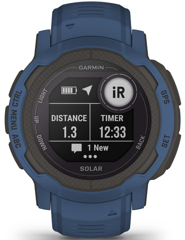 Garmin Watch Instinct 2 Solar GPS Tidal Blue Smartwatch