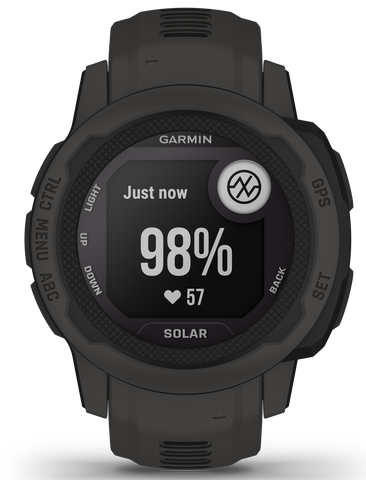 Garmin Watch Instinct 2S Solar GPS Graphite Smartwatch D