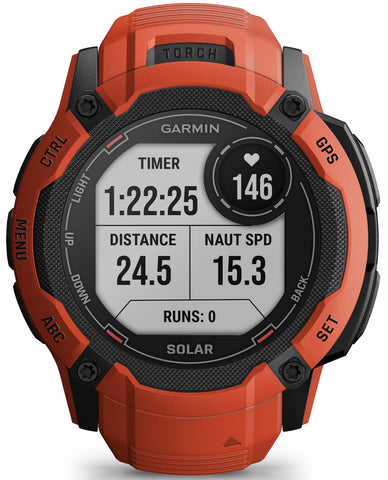 Garmin Instinct 2X Solar Flame Red Watch