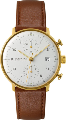 Junghans Watch Max Bill Chronoscope 027/7800.00