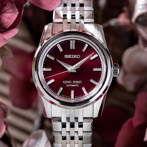 King Seiko Red Garyu-Bai Watch
