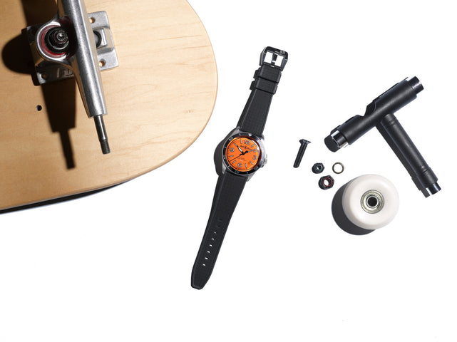 Bell & Ross Watch Vintage BR V2 Orange Rubber Limited Edition D