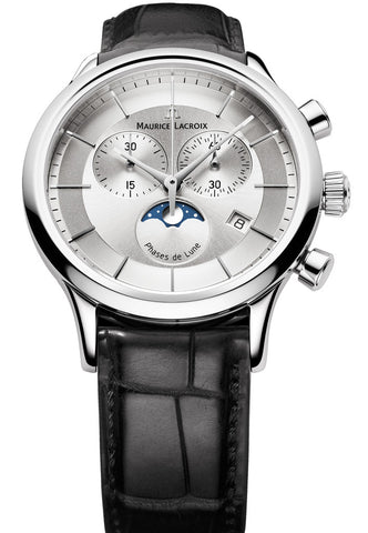 Maurice Lacroix Watch Les Classique Gents Moonphase Chrono LC1148-SS001-131