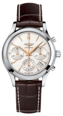 Longines Watch Column Wheel Chronograph Mens L2.742.4.76.2