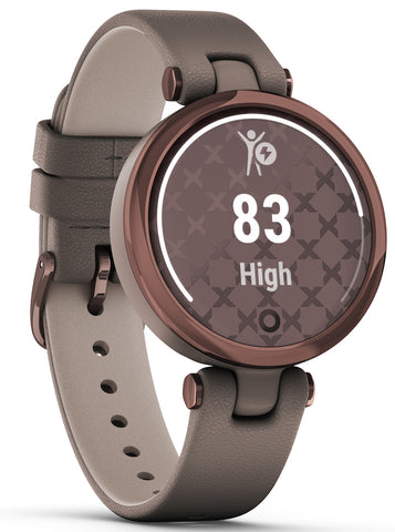 Garmin Watch Lily Dark Bronze Paloma Case and Italian Leather Band D